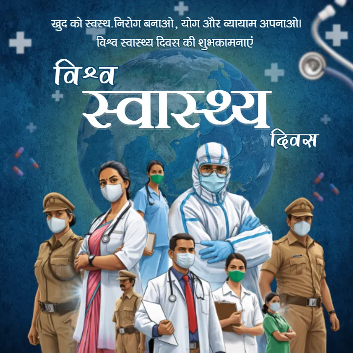 World Health Day Image in Hindi Download Free Online HD