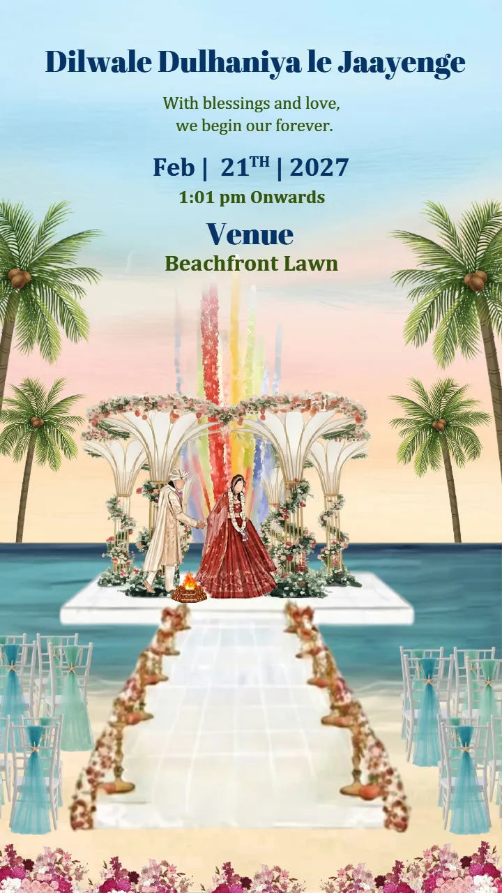 Wedding Invitation Video Concepts for Luxury Wedding Events