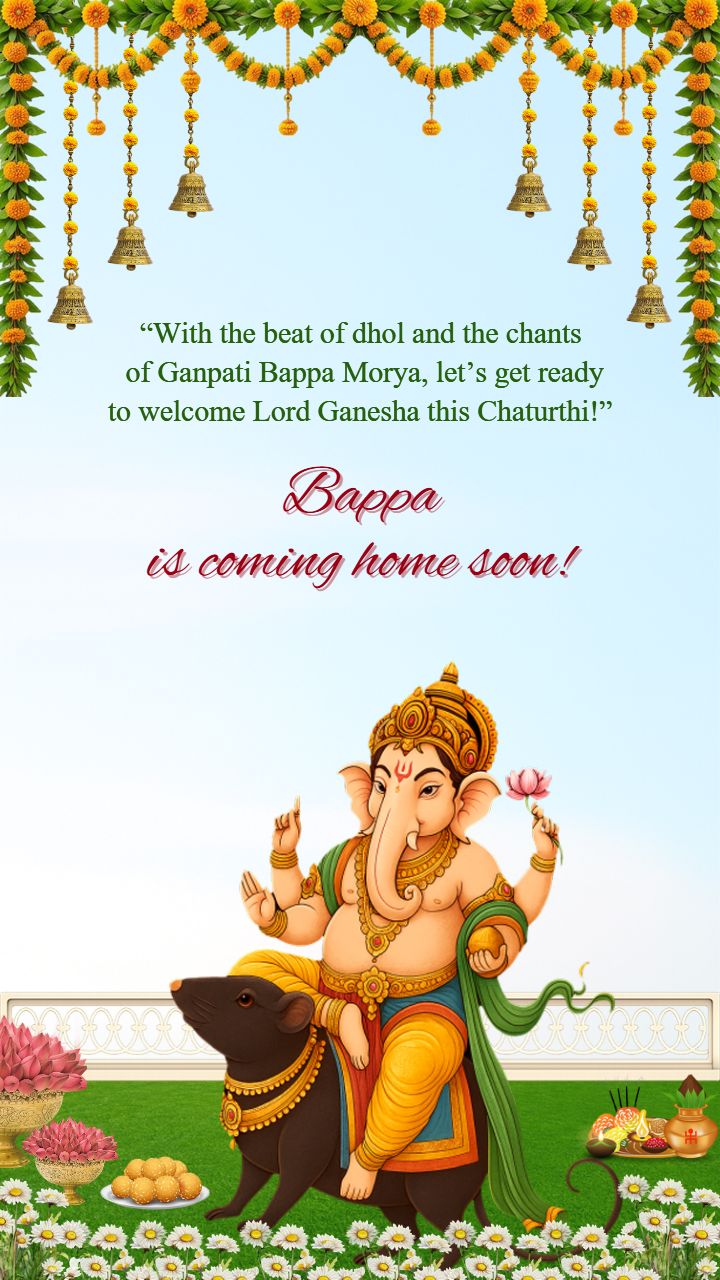 Trending Cooming Soon Ganesh Status Video Download