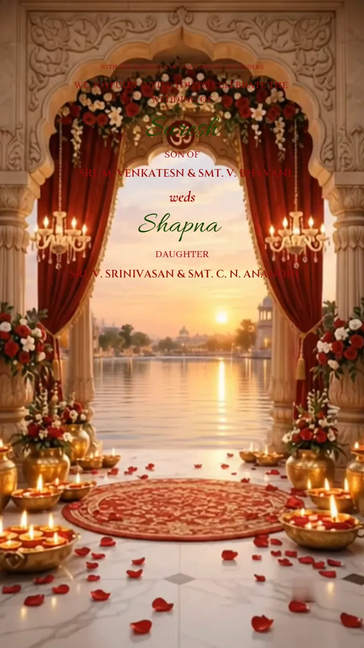 3D Sindhi Wedding Invitation Video for a Grand Celebration