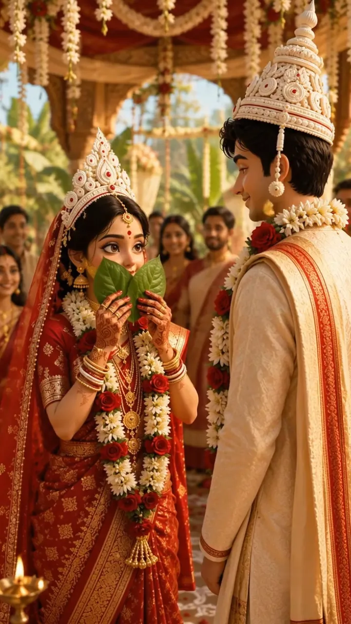3D Bengali Wedding Invitation Video with Royal Traditions