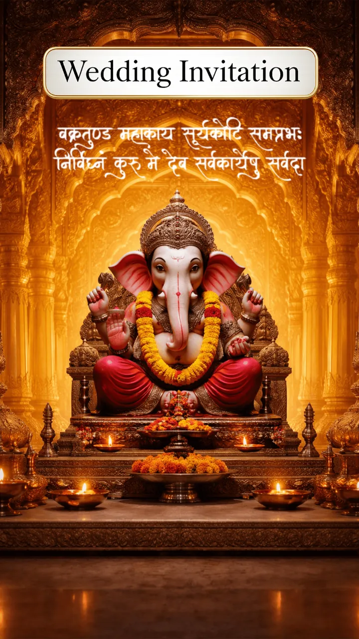 3d wedding invitation video with Animated Couple Caricature