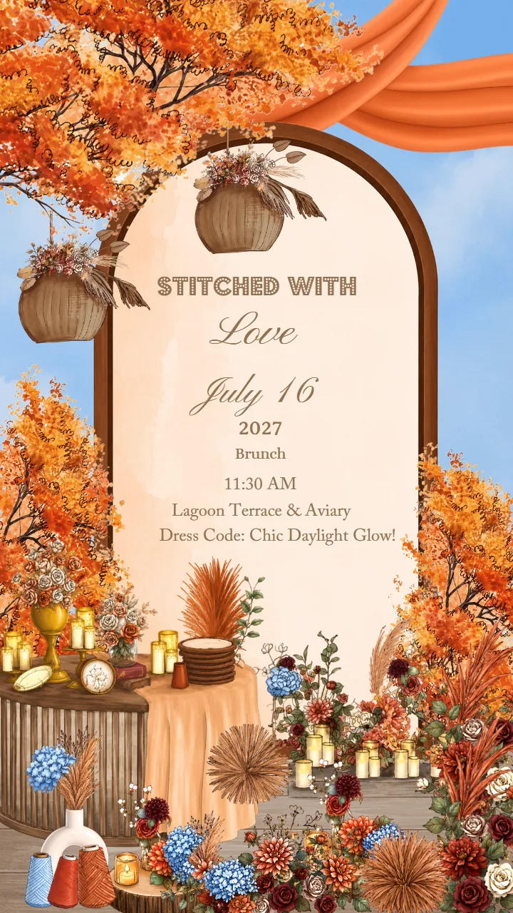 Wedding Invitation Video with Custom Designs and Music