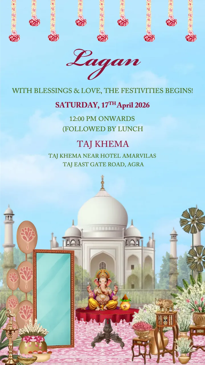 Wedding Invitation Video Luxury Royal Wedding Invite