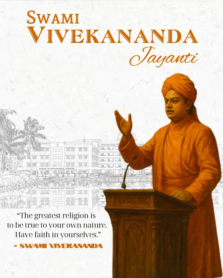Swami Vivekananda Jayanti Motivational Image for Youth 2026