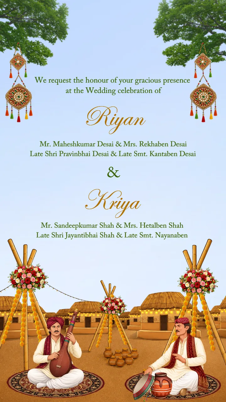 Wedding Invitation Video for Royal Traditional Wedding