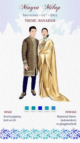 Royal Wedding Itinerary Invitation Design Ideas