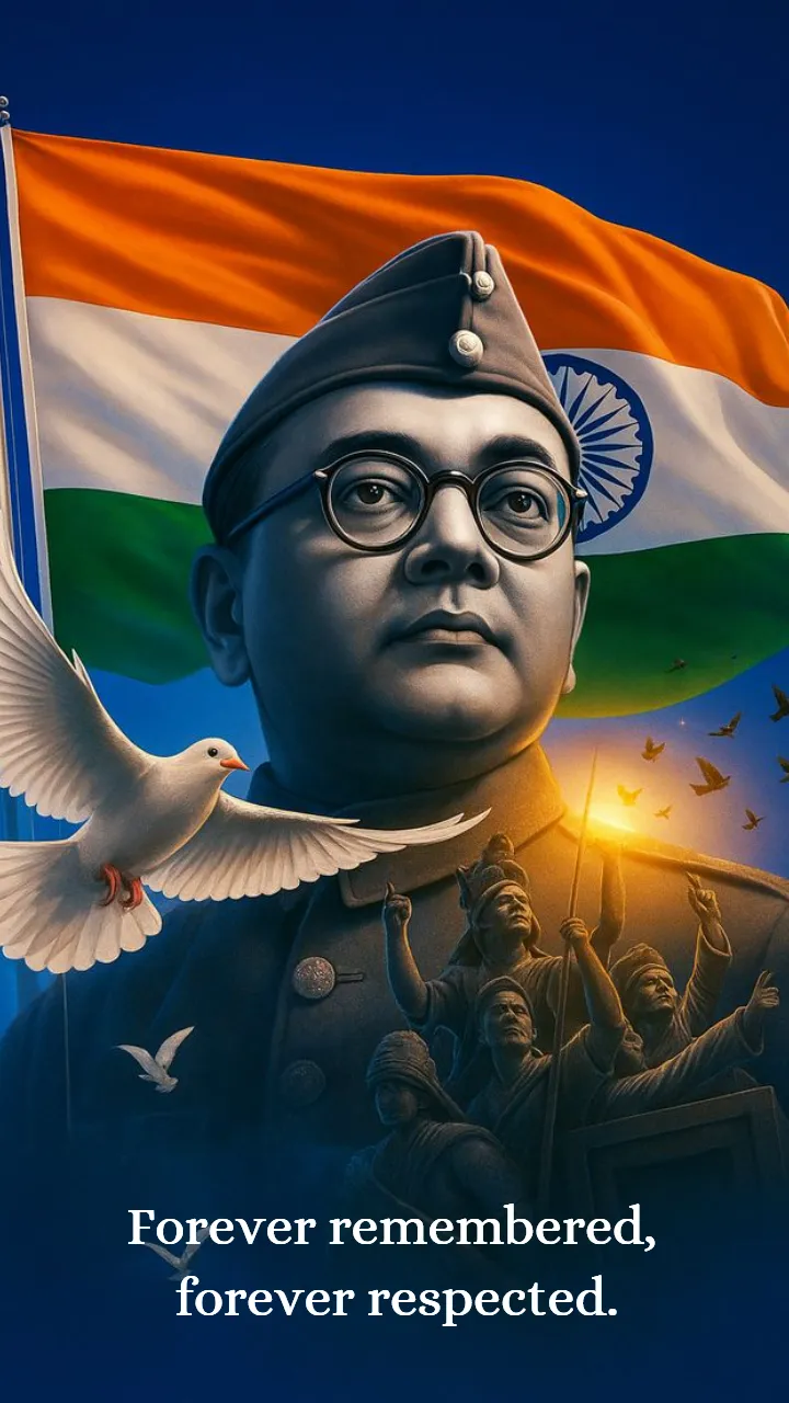 Subhash Chandra Bose Celebration Video for WhatsApp 2026