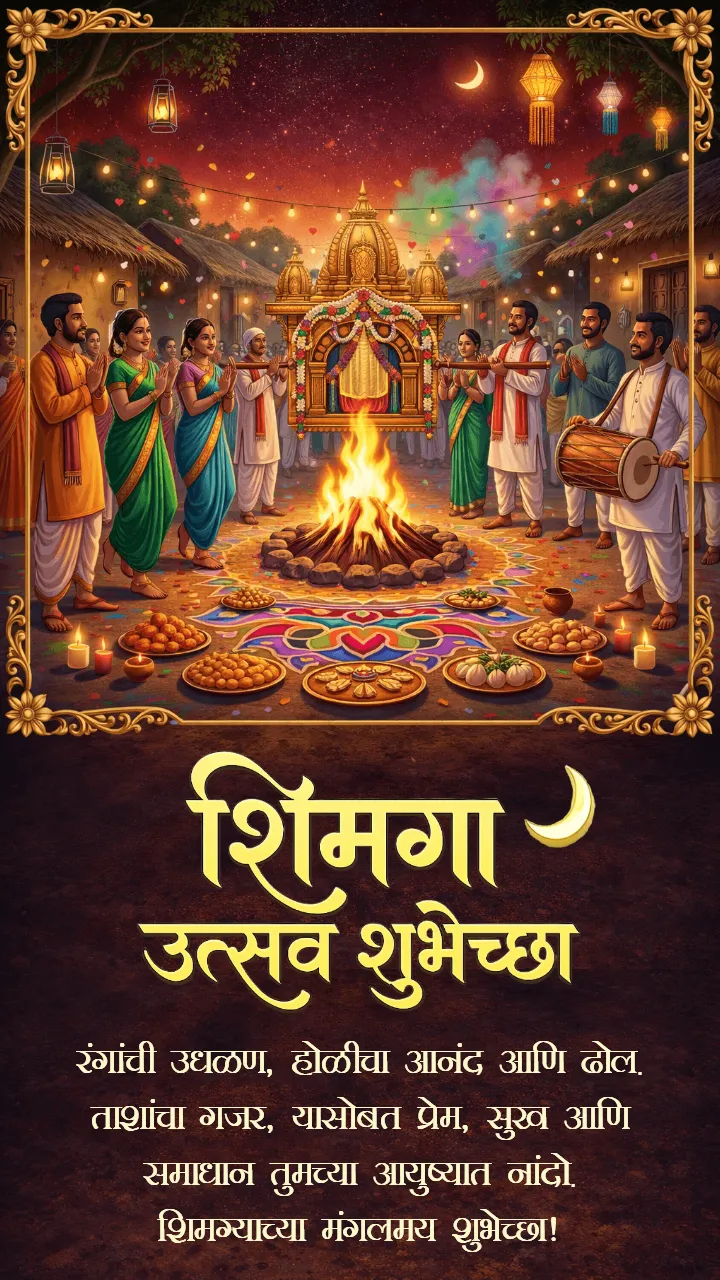 Happy Konkan Shimga Utsav Wishes in Marathi 2026 HD Online