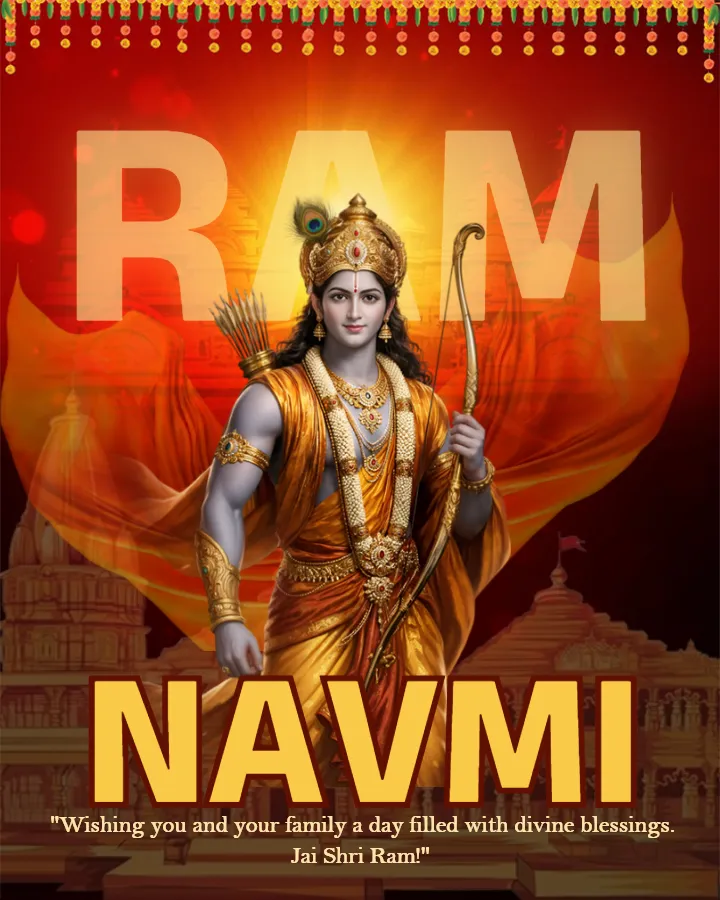 Best Happy Ram Navami Wishes in English for Online Sharing