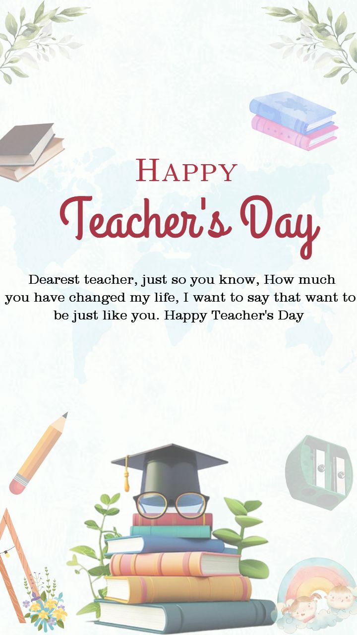 Happy Teachers Day Images with Beautiful Wishes and Designs