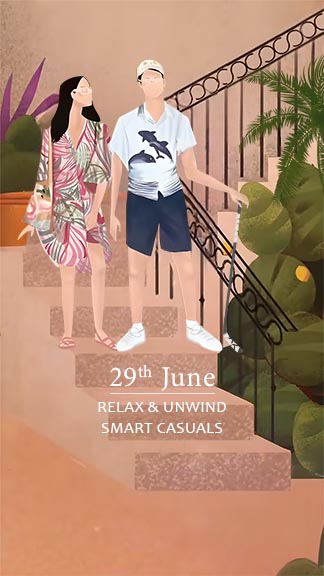 Stylish Wedding Invitation with Nature and Sky Theme