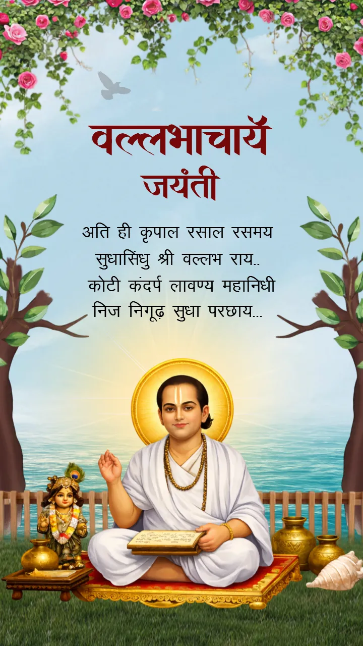 Vallabhacharya Jayanti Status Video in Hindi for Sharing