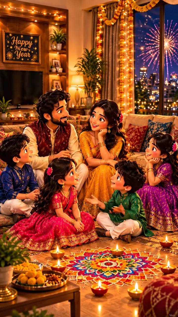 Nutan Varshabhinandan Status Video for WhatsApp Sharing