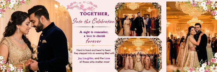 Reception Album Design PSD for Stunning Reception Memories