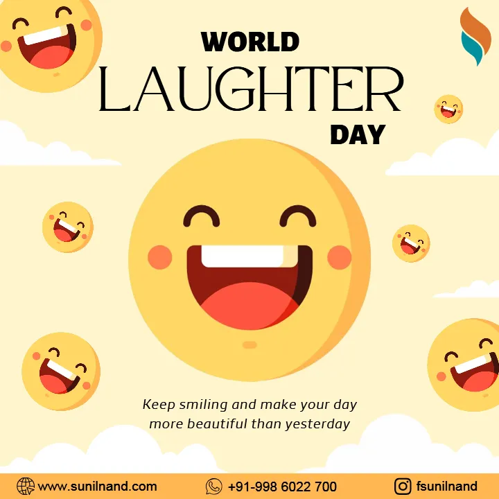 Best Laughter Day Branding Post in English for Businesses