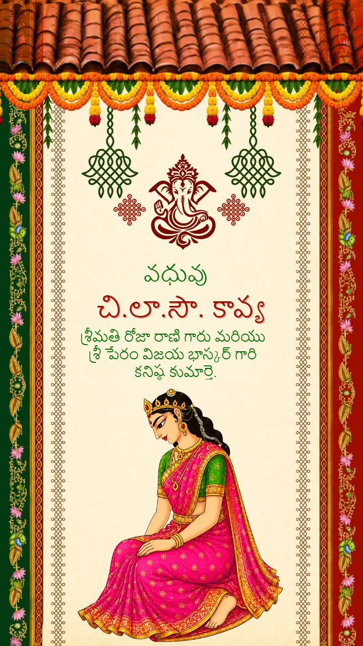 Wedding Invitation Video With Royal Floral Wedding Theme