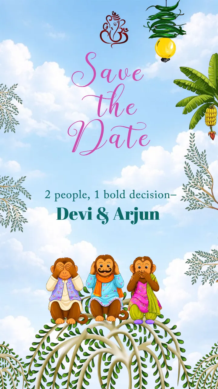 Save The Date Video with Royal Rajasthani Theme