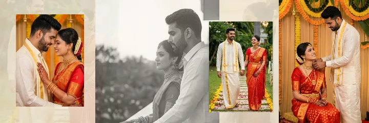 South Indian Wedding PSD Album in Kannada Design for Memory
