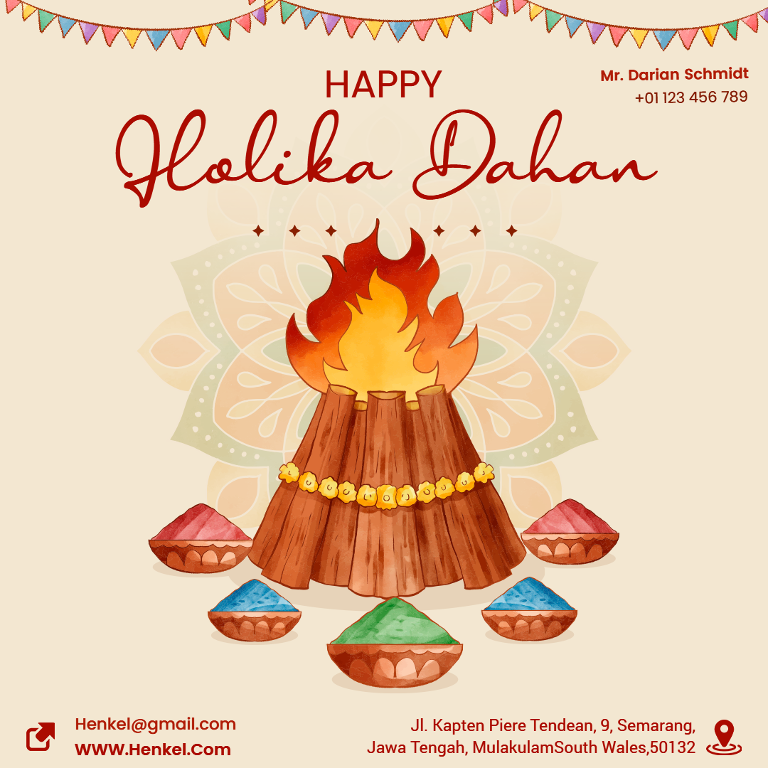 Happy Holika Dahan Instagram Daily Post