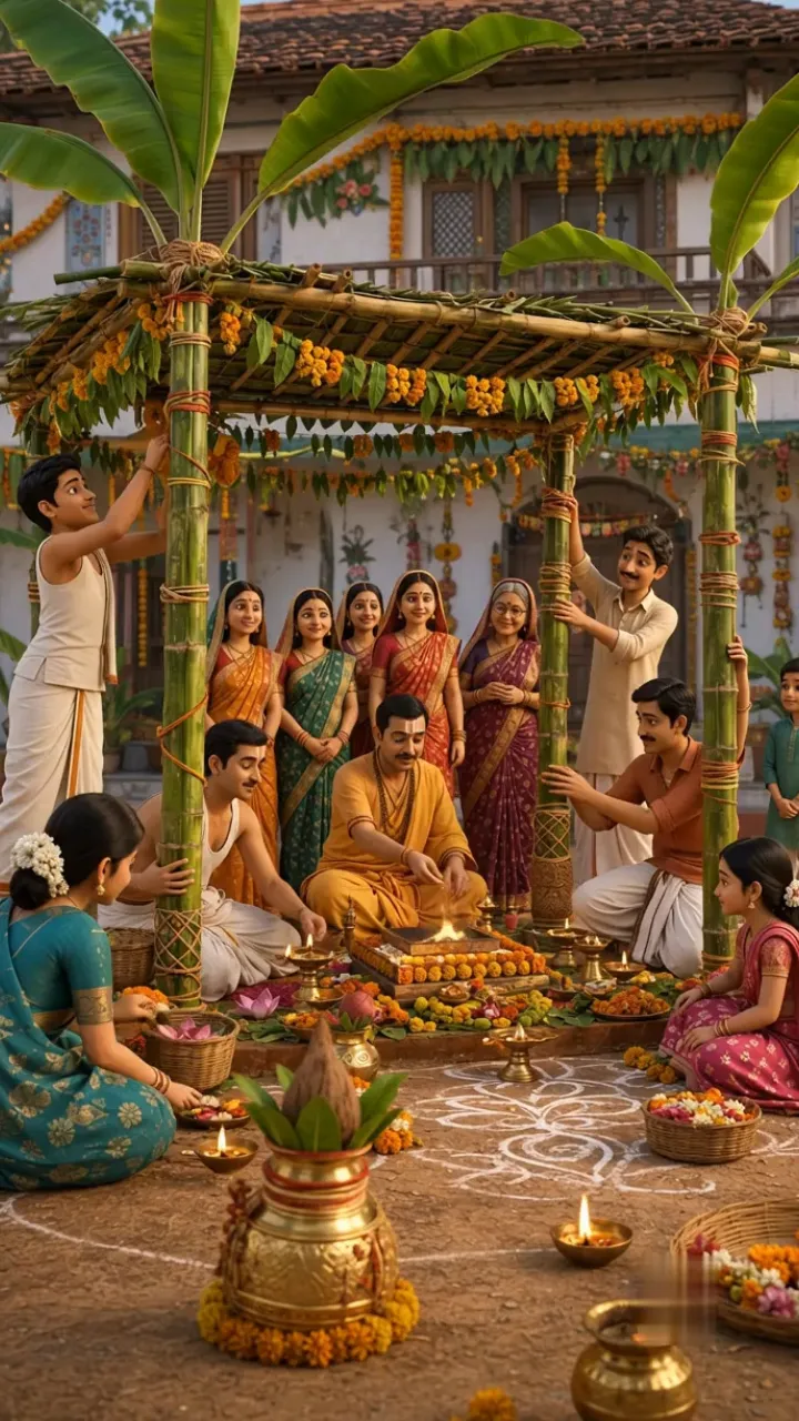 3D Bihari Wedding Invitation Video with Traditional Rituals