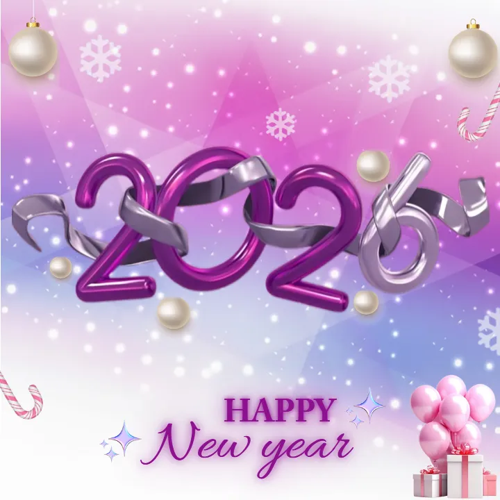 Happy New Year 2026 Image for WhatsApp Instagram and Social