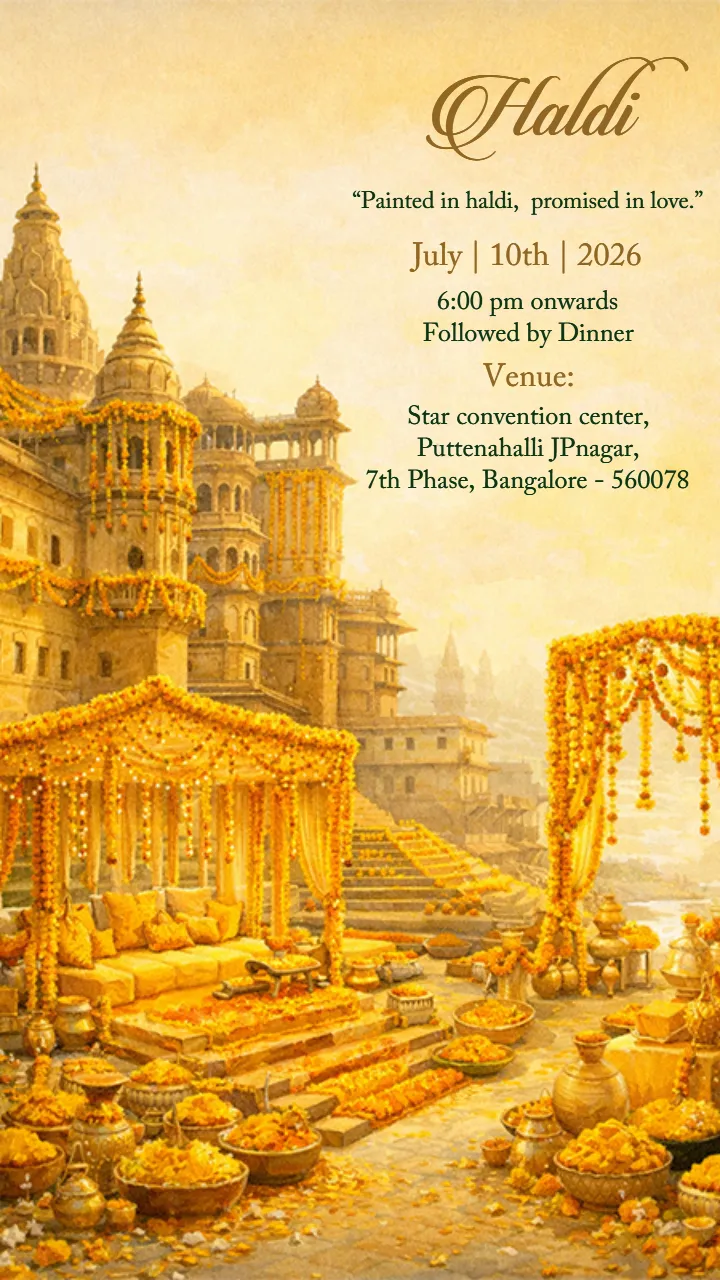 Download Modern Wedding Invitation Video Online Easily