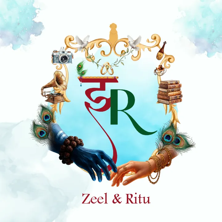 Engagement Logo Design with Premium Custom Monogram