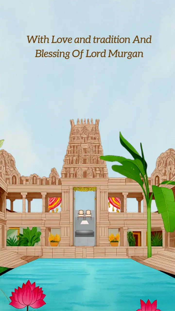 Elegant Tamil Wedding Invitation Template for Your Big Day