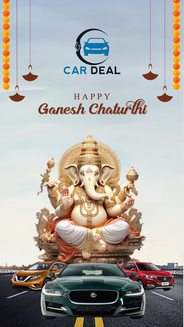 Ganesh Chaturthi branding video with special car discount