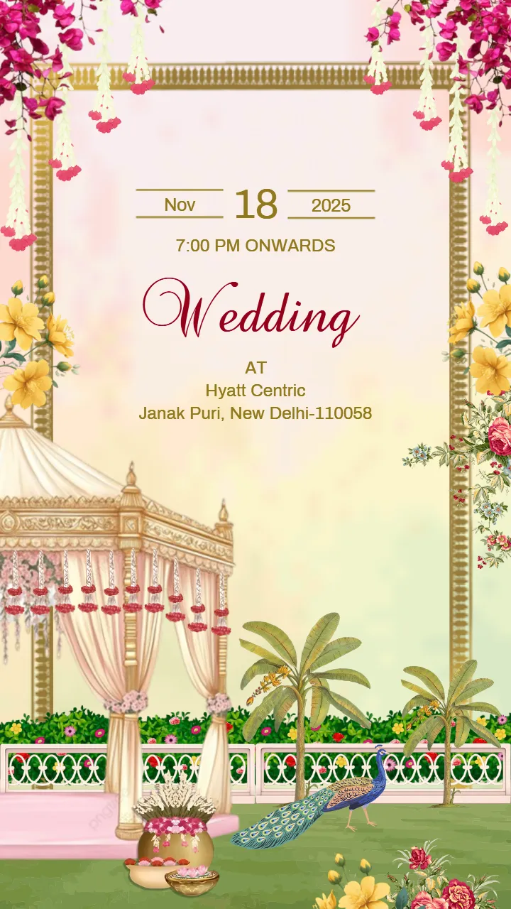 Royal Wedding Invitation Video Designs for Grand Events