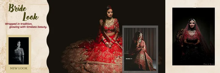 Wedding Bride Album Design PSD with Elegant Album Layouts