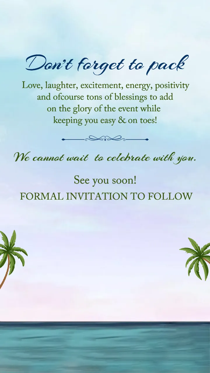 Wardrobe Planner Video for Indian Wedding Functions