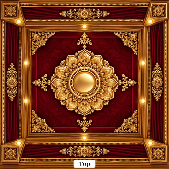 Ganesh Utsav 3D Mandap PSD Collection for Ganpati Setup