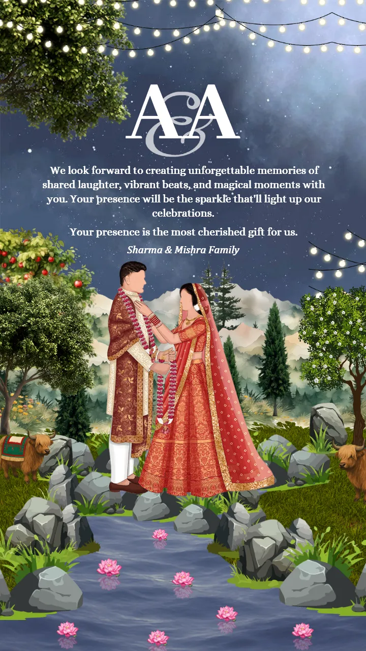 Kashmir Wedding Invitation Video With Traditional Touch