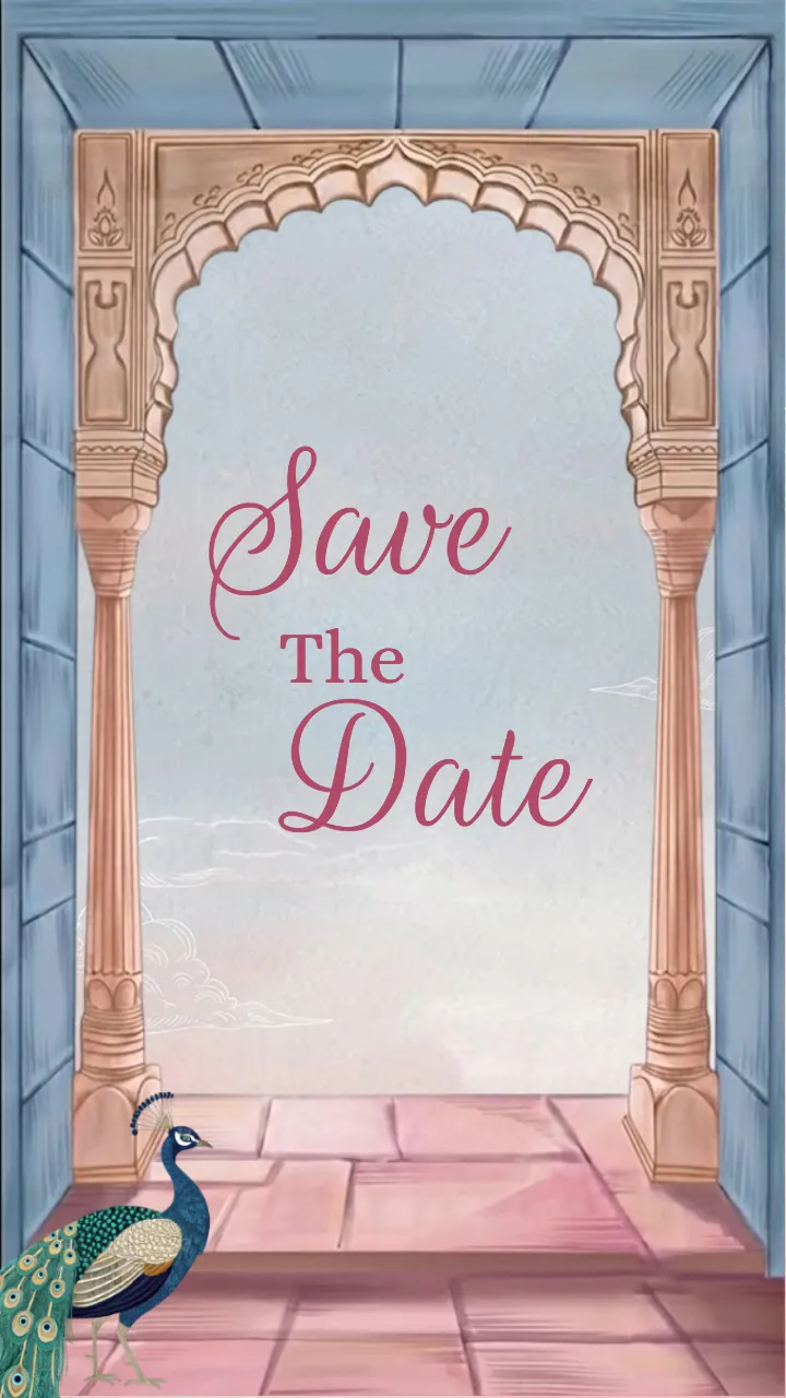 Save The Date Video for Artistic Wedding Announcements