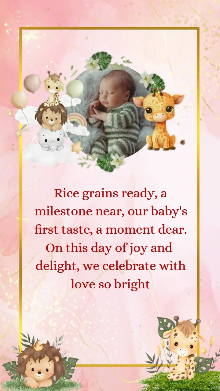 Annaprashan Invitation Video for Traditional Ceremony Event