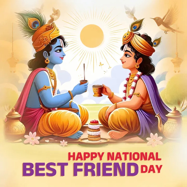 Unique Happy National Best Friend Day Image for Share