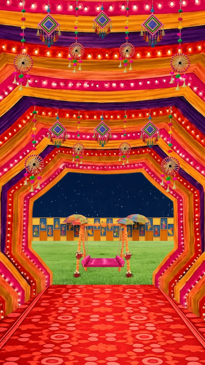 Wedding Garba Night Invitation Video for Grand Events