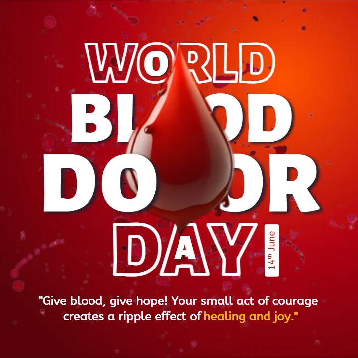 Unique World Blood Donor Day Greetings Free for Sharing