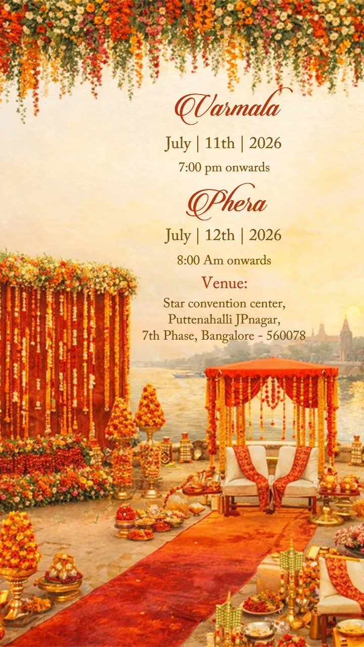 Download Modern Wedding Invitation Video Online Easily