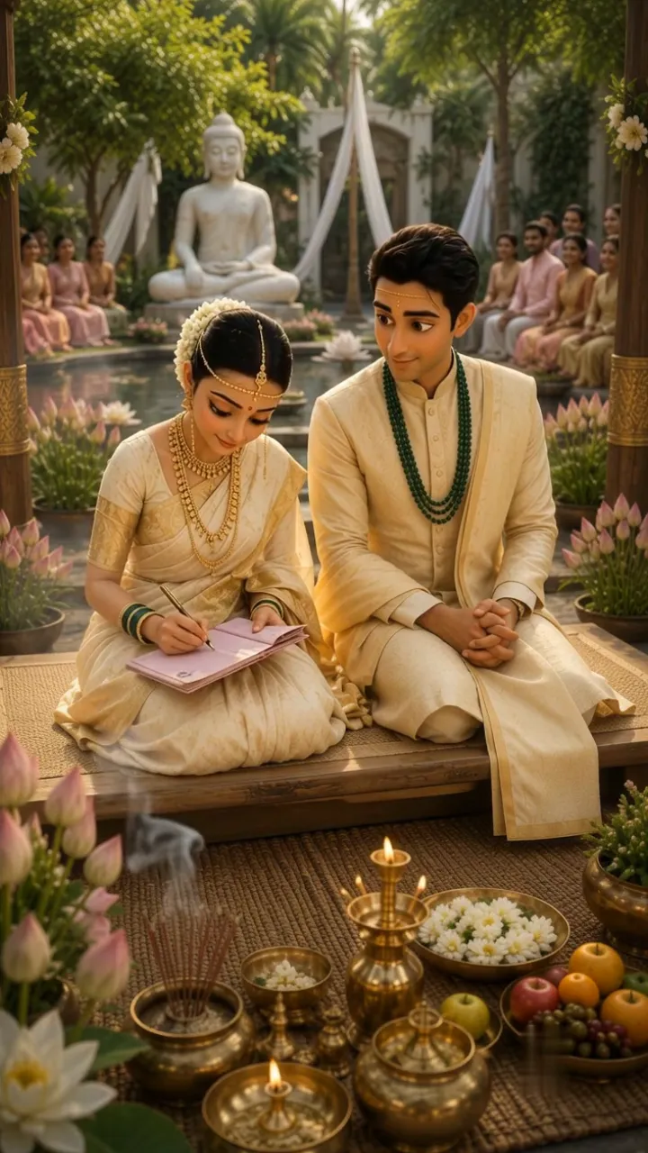 3D Buddhist Wedding Invitation Video for Sacred Weddings