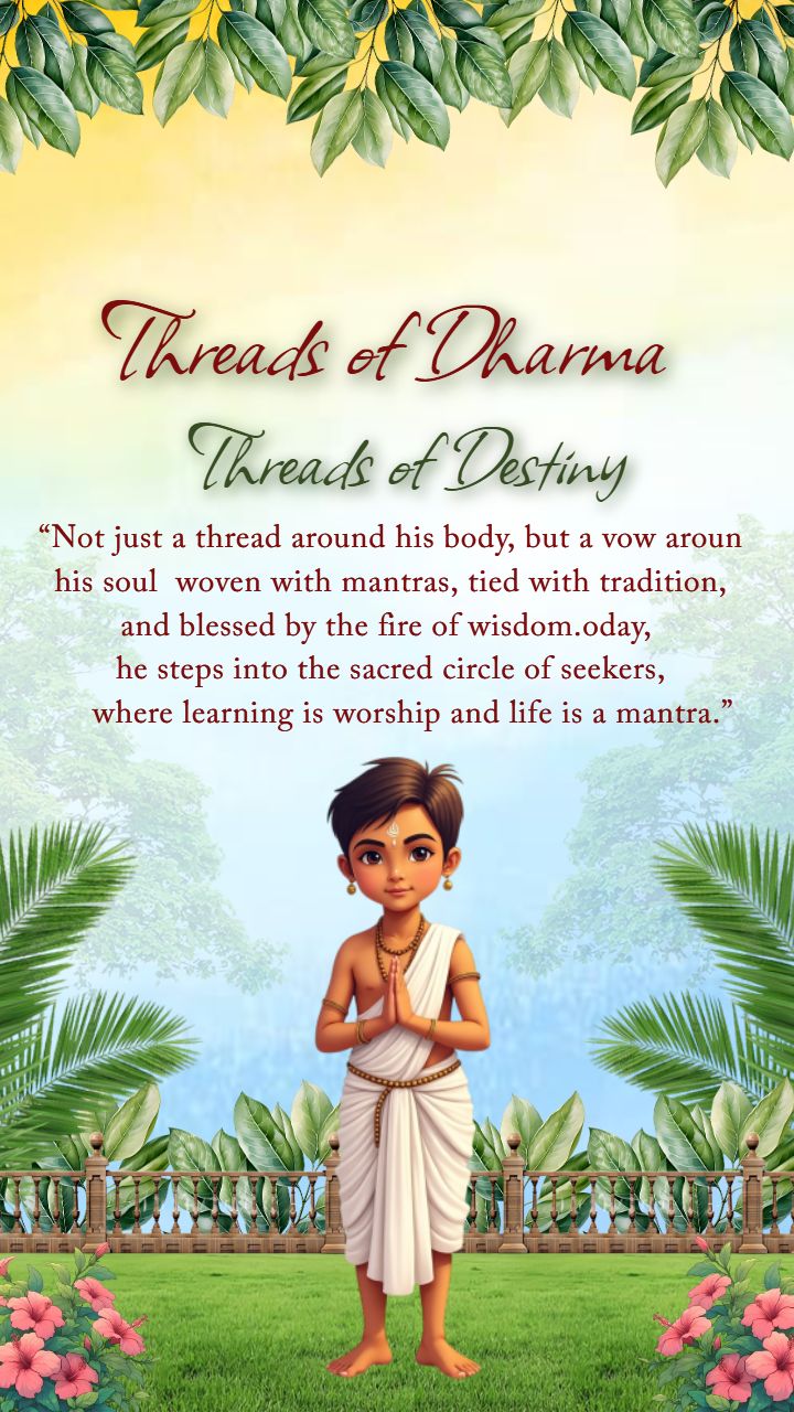 Thread Ceremony Quotes Template in English wisdom lines