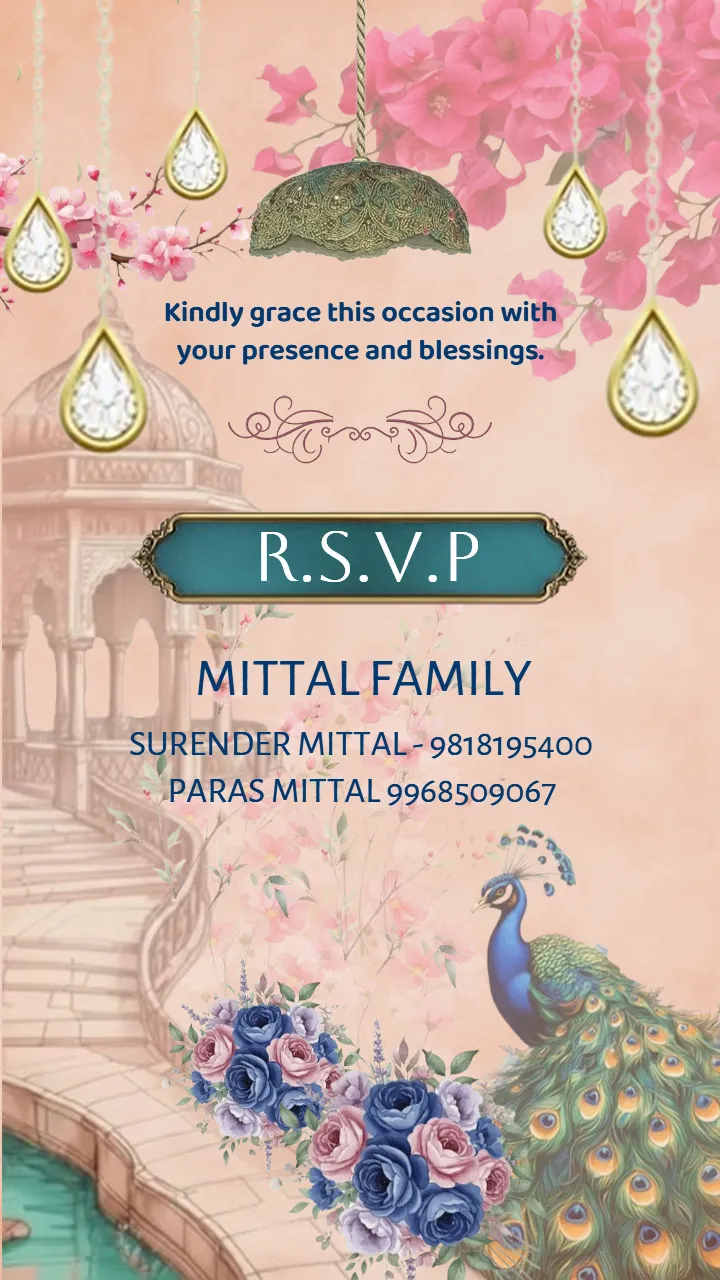 Khatu Shyam Kirtan Invite Template with Radhe Krishna Theme