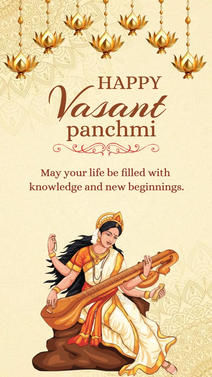 Happy Vasant Panchami WhatsApp Status Video for 2026 HD