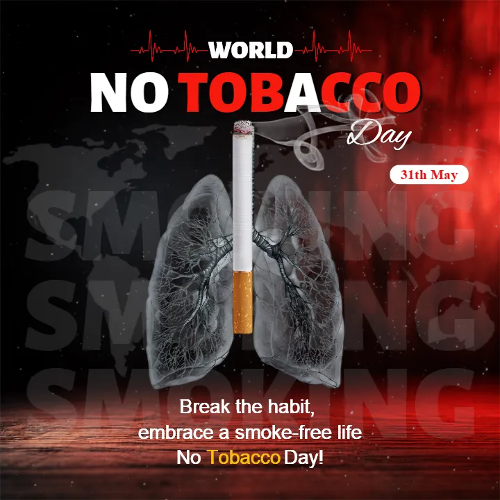 Download World No Tobacco Day Post Design Online Now