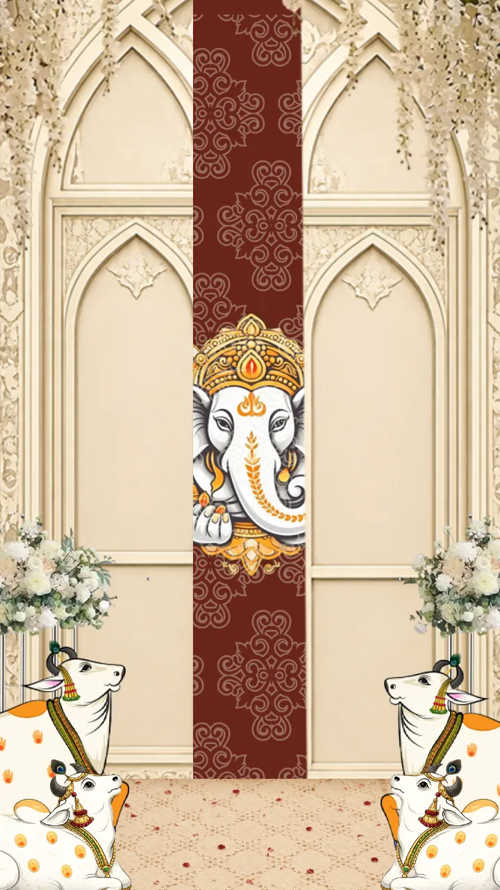 Vastu Shanti Invitation Video with Divine Ganesh Theme