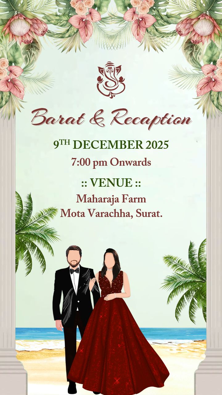 Wedding Invitation Card with Luxury Look Online