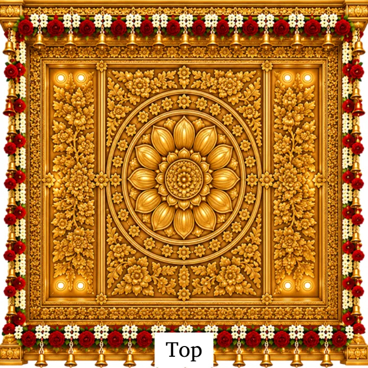3D Ganesh Mandap Design for Creative Ganpati Decoration