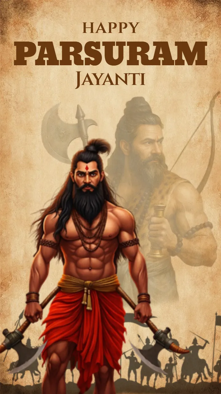 Happy Parshuram Jayanti Images in English with Blessings
